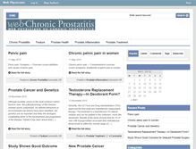 Tablet Screenshot of chronicprostatitis.webphysicians.org